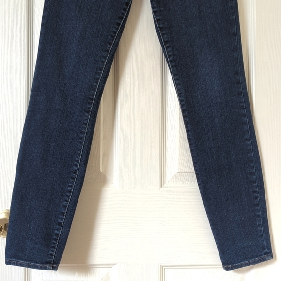 Madewell Classic Dark Indigo Wash Mid Rise Ankle Length Skinny Skinny Jeans 28 - Picture 3 of 15